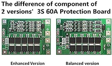 3s 60A 12.6 V Одбор За Заштита На Полначот Ли - Јонски Литиум Батерија Полнач За Заштита На Одборот Рамнотежа Полнење Модул За Вежба Мотор