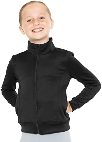 Истегнување е удобност девојки и женски танцувачки навивачки памучни јакна за загревање