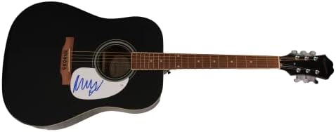 Маркус Мумфорд потпиша автограм со целосна големина Гибсон епифон Акустична гитара Б/Jamesејмс Спенс автентикација JSA COA - Mumford & Sons,