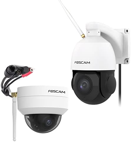 Фотоапаратот FOSCAM SD2X 18x Оптички зум на надзор и камера за безбедност на отворено VZ4 4MP