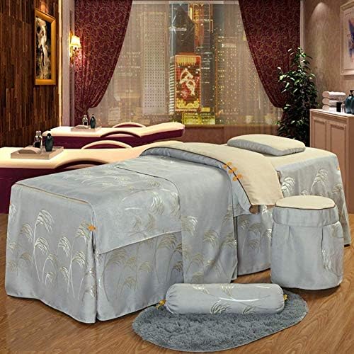 Leversоан масажа за масажа поставува 6 парчиња кревети за масажа со здолништа со столче за столче Подигање со знаме на кревети
