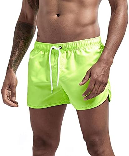 Shortsујорк машка салата за вежбање шорцеви еластична половината - летни плажа атлетски шорцеви за дното на боди -билдинг џогер