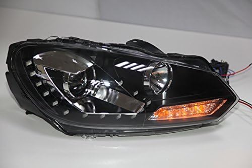 Генерички За VW Голф 6 MK6 LED Светло Со Проектор објектив 2009-2013 година YZV1