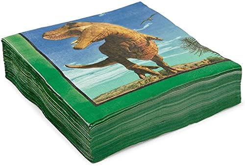 Салфетки за хартија Т-Рекс за деца за роденденска забава за диносаурус