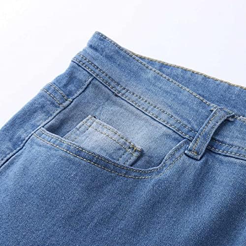 Diyago Skinny фармерки за мажи Hipster Streetwear Vintage фармерки Тенок вклопување моден дизајнер тексас панталони џеб долги џин панталони
