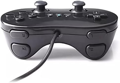 Црна Класичен Жичен Игра Контролер Игри Далечински Про Гејмпад Контрола Додатоци Конзола За Нинтендо Wii, не За Nintendo Gamecube Игри