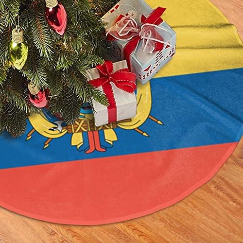 Елка Здолниште, 30-48 Инчен Еквадор Знаме Дрво Мат За Божиќ Украси Празник Партија Орнаменти