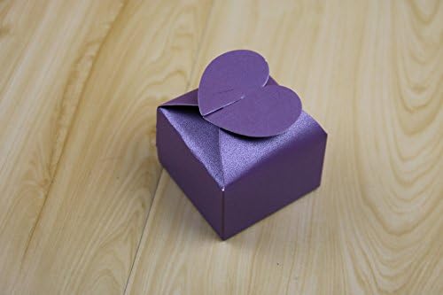 Шина 50 парчиња Срце Забава Свадба Корист Кутија Роденден Подарок Кутија Чоколадо Бонбони Кутија За Свечен Настан Партија Свадба