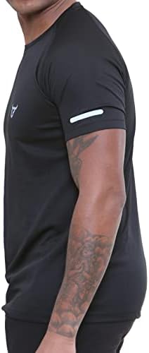 Торо пакет од 3 маички со кратки ракави маички тренингот атлетски вклопат влага за губење