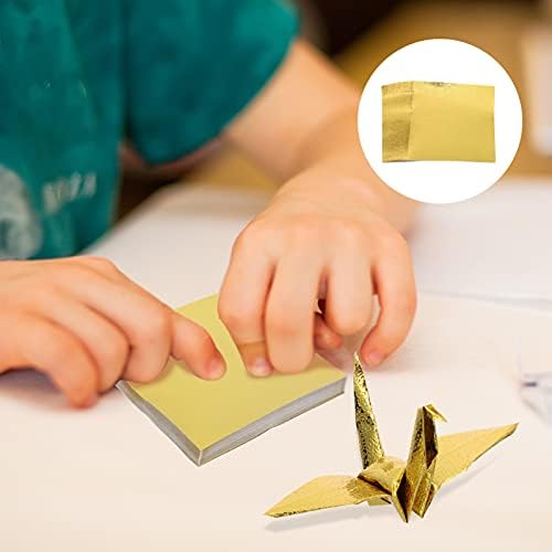 Божиќен декор на Зеродеко 100 парчиња Оригами хартија сјајна рачно изработена преклопна хартија за хартија хартија занаетчиска хартија