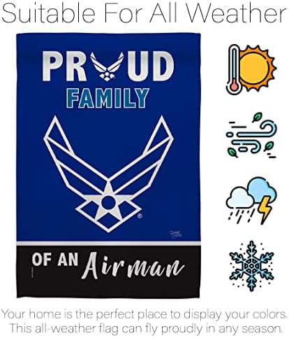 Ветре декор гордо семејство воздухопловско знаме вооружено воздухопловно воздухопловство УСАФ Обединети државни американски воени ветерани