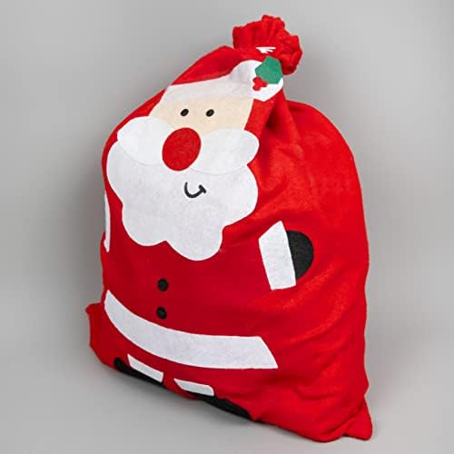 Шачи Голем 50 x 60 см татко Дедо Мраз вреќа со црвена порибување претставува XMAS играчки подароци слатки Божиќни додатоци украси