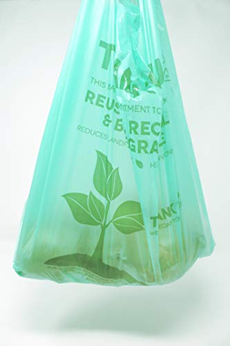 Биоразградливи пластични торби за маици Ви благодариме - 500/пакет