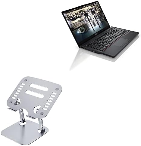 Држач за боксови И Монтирање Компатибилен Со LifeBook Fujitsu Е5412 - Извршен Држач За Лаптоп Версавју, Standономски Прилагодлив Метален Држач