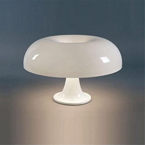 Светилка за маса за печурки за печурки предводена ламба за маса, едноставен стил за хотелска спална соба декорација за осветлување