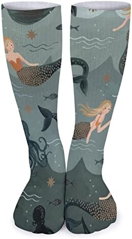 Сирена принцеза цевки чорапи чорапи чорапи што дишат атлетски чорапи чорапи на отворено за унисекс
