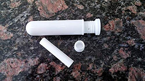 Диви есенцијални инхалатор за инхалатор на есенцијално масло - празно назални фитили за ароматерапија во движење - компактен, лесен, лесен
