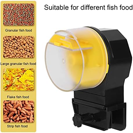 Автоматски фидер за риби, фидер за фидер за риби, сува грануларна снегулка храна за резервоар за риби