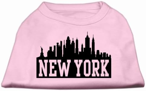 Yorkујорк Skyline екран за печатење кошула светло розова XXL