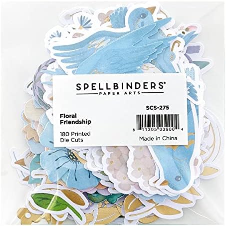 Spellbinders SCS-275 Цветно пријателство со печатење на умирање од колекцијата за цветни пријателство