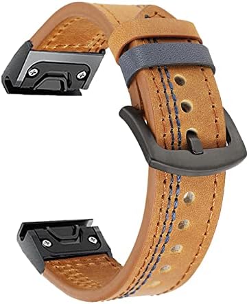 IOTUP за Garmin Fenix ​​5 5x Plus 6 6x Pro 3 HR Smart Watch Leather Band Straps нараквица за претходник 935 945 Брзо вклопување на зглобот
