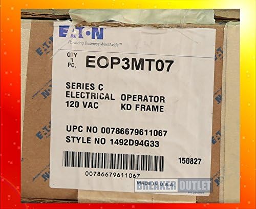 Нов Итон Катлер-Чекан Еоп3мт07 Мотор Оператор 120в