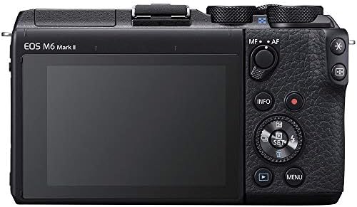 Canon EOS M6 Mark II Mirroless Дигитална Камера EV-DC2 Viewfinder Комплет со 18-150mm Објектив + Делукс Пакет Вклучувајќи Sandisk 32gb Картичка,