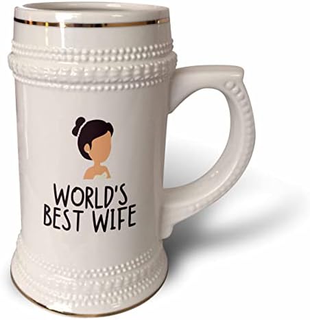 3дроза Розета-Подароци За Двојки-Најдобра Сопруга На Светот - 22оз Штајн Кригла