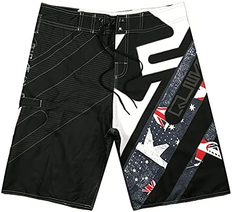 Менски кратки шорцеви за пливање плус машки панталони за плажа шорцеви сурфање со големина на спортско брзо сушење мажи плус табла за големина