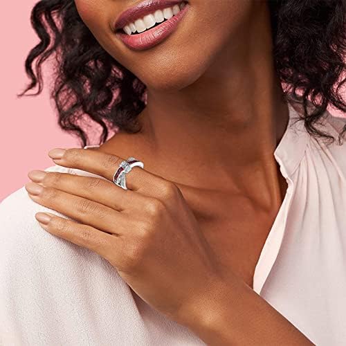 2023 година Нов повеќебоен цирконски украс прстен свадба дами рачен украс забава прстен целосен засилен циркон прстен тинејџери тинејџери