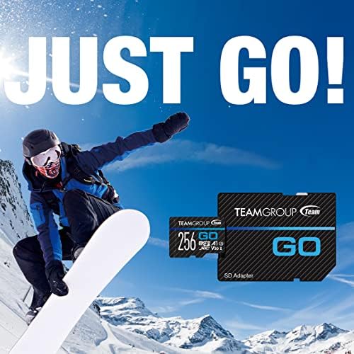 TEAMGROUP GO Картичка 1tb Micro SDXC UHS-I U3 V30 4K, R/W до 100/90 MB/s за GoPro &засилувач; Акциони Камери Со Голема Брзина Флеш