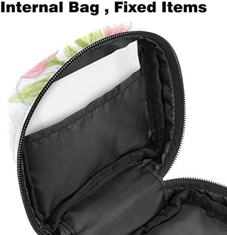 Oryuekan санитарна торба за складирање на салфетка, торба за преносен период за жени девојки менструална чаша торбичка, лале пролетен