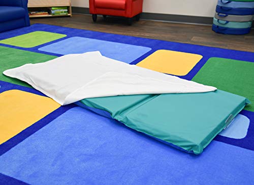 Ангелес Вафл ткаат ќебиња, сет-6, бел, AFB7955, памук, дете за дете или замок за одмор, за училница, предучилишно, дневно згрижување