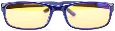 Сината Светлина Што Блокира Компјутерски Очила, Очила За Сонце, 99% Син Филтер Го Намалуваат Напрегањето На Очите Дизајнирано Од Очен Лекар