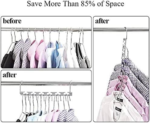 Магична облека закачалки за заштеда на простор за заштеда на метални закачалки за гардероба организатор простор заштеда на простор