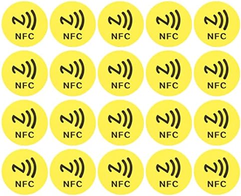 NFC ознаки, налепници на мазна површина NFC Компактна анти -интерференција CUID чип 0 до 5см растојание за читање за NFC овозможени уреди
