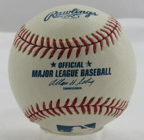 Ерик Кејџ потпиша автоматски автограм бејзбол Б90 - автограмирани бејзбол
