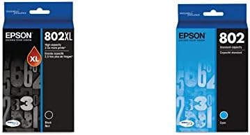 EPSON T802XL120 DURABRITE ULTRA BLACK CARTRIDGE INK & T802320 DURABRITE ULTRA MAGENTA Стандарден капацитет Касета за кертриџ