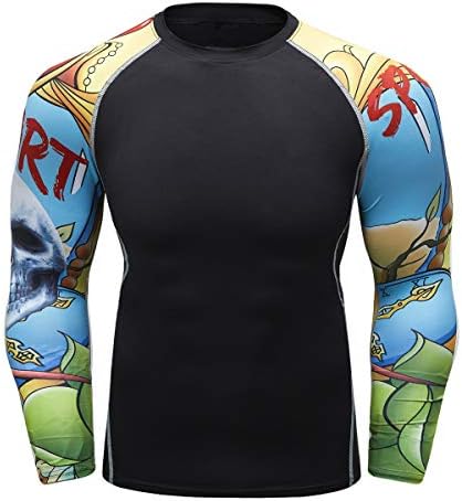 Fanii Quare Make Fit Fit Long Sleeve Truickult Rashguard Cool Cool Compression Compression Fitness кошула