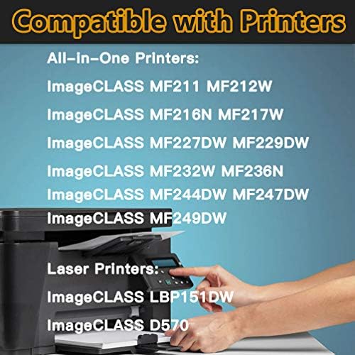 10-пакет компатибилен CRG-137 кертриџ за тонер за печатач 137 користен за Canon ImageClass MF227DW D570 MF229DW MF249DW MF247DW MF236N MF232W