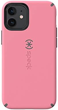 Speck производи Candyshell Pro iPhone 12 Mini Case, пластика, антимикробна, гроздобер роза/расположена сива боја