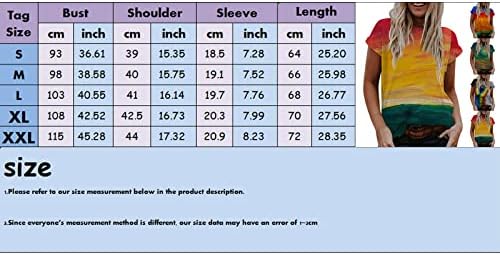 Памук со долг ракав за жени женски обични летни врвови, цветни кратки ракави, тркалезна врата, маичка од кошула, желка вратот, сина сина