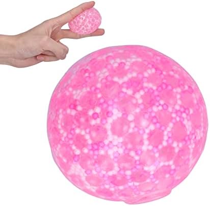 Скајни стрес топки за деца и возрасни фид играчки, сензорни топчиња за стискање исполнети со мониста во вода за да се релаксираат, декомпресираат