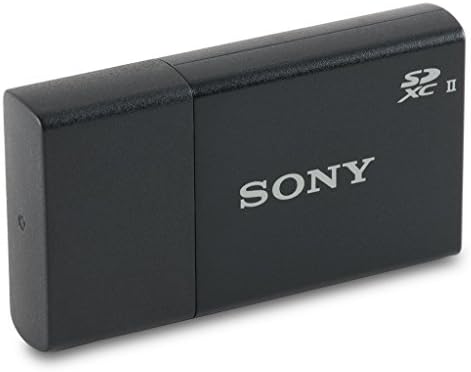 Sony MRW-S1 Со Голема Брзина Uhs-II USB 3.0 Читач На Мемориски Картички/Писател За SD Картички Црна 2.26 x 1.25 x 0.44