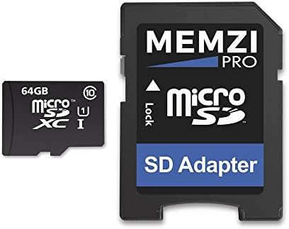 MEMZI PRO 64GB 90MB / S Класа 10 Микро SDXC Мемориска Картичка со SD Адаптер За Blackview BV6800 Pro, BV9500 Pro, BV9500, A20