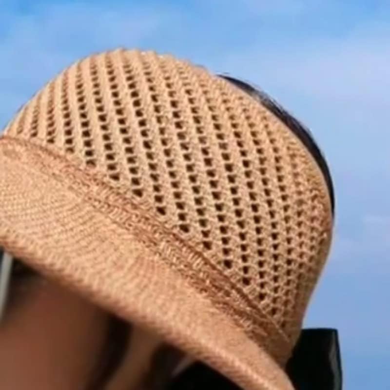 ZSEDP Сонцето капаче за преклопување празна врвна капа Сончева капа на женското летно патување е разноврсно