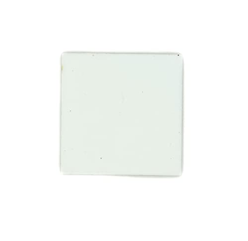 Инвенто 20 парчиња 2 x2 акрилен лист бела боја 50x50x5mm пластична плоча 5мм дебелина 2 инчи плексиглас табла непроирна за DIY