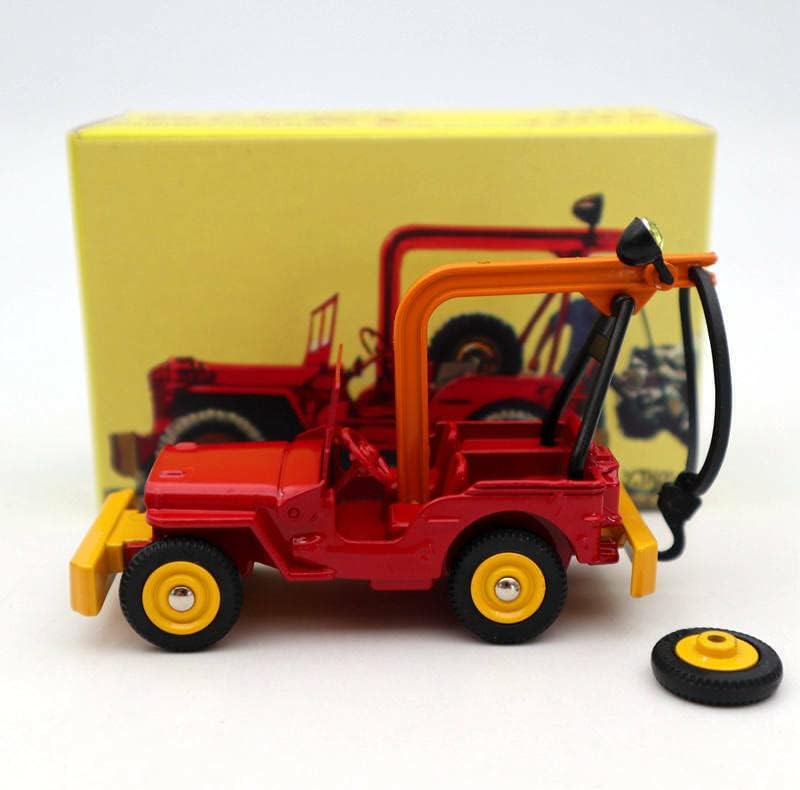 Атлас Динки играчки 1412 за џип де депонинг камион црвен диекаст модели колекција на автомобили