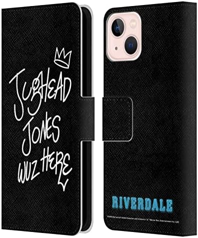 Главата Случај Дизајни Официјално Лиценциран Riverdale Jughead Wuz Тука Графичка Уметност Кожа Книга Паричник Случај Покритие Компатибилен Со Apple
