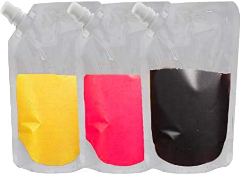 Ликсионгбао 20 Пакет Пластични Торбички Пијат Кеси, Тешки Рачни Проѕирен Замрзнати Затворен Стенд-ап Торба Со Сламки За Пијалак, Ладно &засилувач;